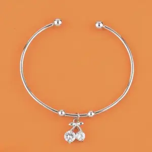 Antique Silver Plated Adjustable Diamond Bracelet For Women Girls