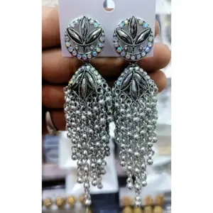 Beautiful Traditional oxidised Latkan earring for women and girls