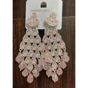 Big Kundan Earring Set Adorn With Lustrous Pearls