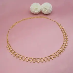 GC premium jewellery Women's Pearl 2 Layer Kamarband | Kamarpatta | Belly Chain Women