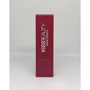 Kiss Beauty Bold Hot and Soft Matte Lipstick Intense Color Long Lasting Smudge Proof Water Proof, Keeps Lips Moisturized. Vegan & Cruelty Free Lipstick for Women (Brown) (RED)