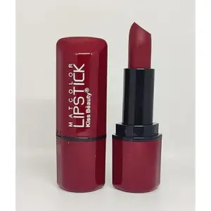 Kiss Beauty Mike Hot and Soft Matte Lipstick Intense Color Long Lasting Smudge Proof Water Proof, Keeps Lips Moisturized. Vegan & Cruelty Free Lipstick for Women (Dark Red)