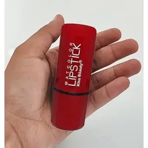 Kiss Beauty Mike Hot and Soft Matte Lipstick Intense Color Long Lasting Smudge Proof Water Proof, Keeps Lips Moisturized. Vegan & Cruelty Free Lipstick for Women (Orange)