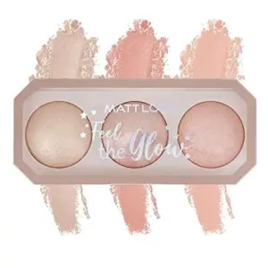 MATT LOOK HL-12 Feel The Glow Baked Highlighter Trio Super Vibes -15g
