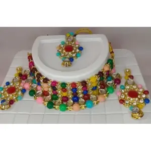 Multi Colour Necklace Set