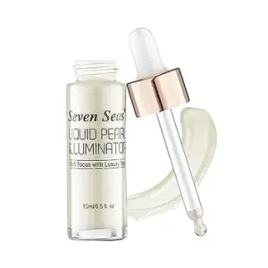 Seven Seas Liquid Pearl Liquid Highlighter For Face makeup | illuminating Liquid Highlighter with Dewy finish (Desert Gold)