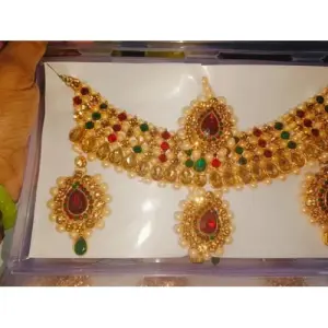 Traditional necklace for womens. Dulhaniya necklace. Bridal wear women and girls
