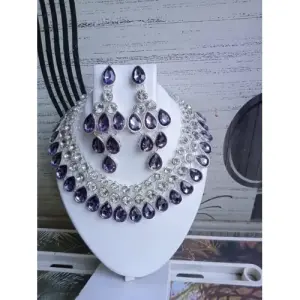 Vikafiya well wisher jewellery Zirconia &cubic stone set for women's and girls ,special Design for everyone .